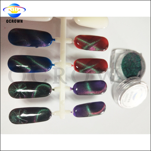 เม็ดสีเล็บแมวพร้อมแม่เหล็ก,<span class=keywords><strong>ผง</strong></span>แม่เหล็กสีเล็บ Ocrown Magic Color 3D - Product Image 4