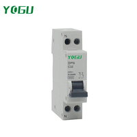 Disjoncteur à courant résiduel, 18MM RCBO 16A 1P + N 6KA, nouvelle marque chinoise, protection contre la surintensité et les fuites