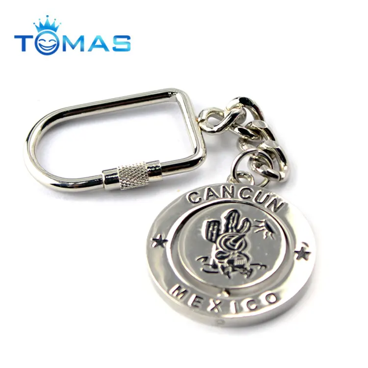 Promotional items metal Mexico Cancun City featured souvenirs key chain