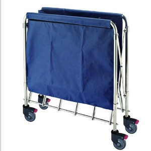 Carrello Pieghevole in Metallo di Alta Qualità per Biancheria, per Hotel, Ospedali, Camere degli Ospiti e Lavanderie - Product Image 1