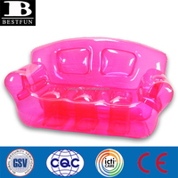 Canapé gonflable pliable en plastique pas cher pour dortoirs universitaires, fauteuil d'angle relaxant, canapé double pliable, meubles