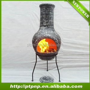 <span class=keywords><strong>Chiminea</strong></span> de fuego de arcilla para exteriores, hogar y jardín - Product Image 2