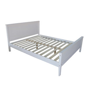 <span class=keywords><strong>Letto</strong></span> Matrimoniale Moderno DISHI con <span class=keywords><strong>Testiera</strong></span> e Doghe in Legno Massello Stile Morbido - Product Image 1