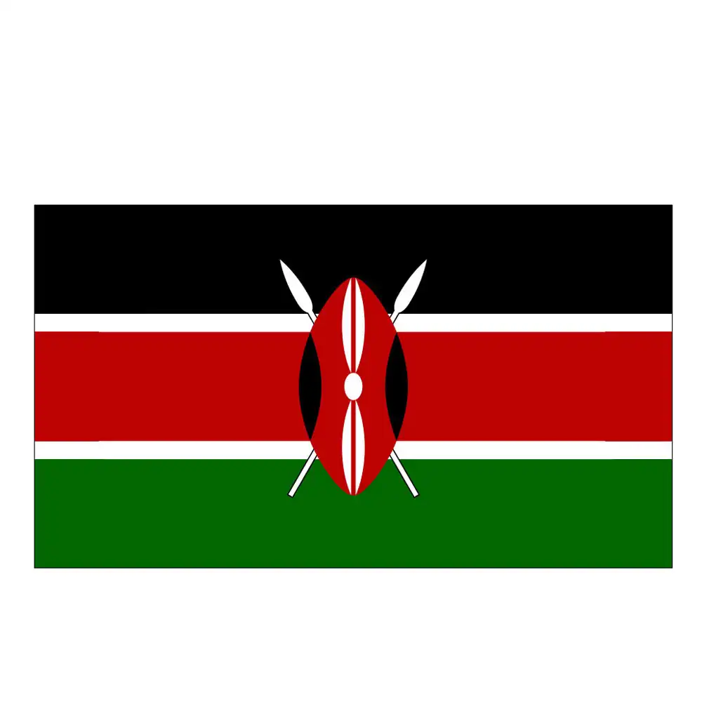 קניה דגל גדול מפעל אספקת העולם הלאומי דגלי