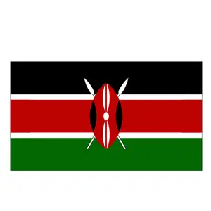 Kenia Vlag Grote Fabriek Supply Wereld Nationale Vlaggen