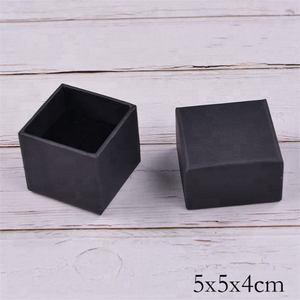 Chất Lượng Cao Màu Đen Giấy Tùy Chỉnh In Logo Đồ Trang Sức Hộp Quà Tặng 2Mm Miếng Bọt Biển Lót Nắp Cơ Sở Hình Dạng Mẫu Miễn Phí Cho Vận Chuyển Quà Lưu Niệm - Product Image 2