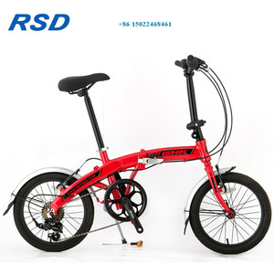 Vélo de poche flamant rose de 20 pouces, bicyclette <span class=keywords><strong>pliable</strong></span> en acier de bonne qualité, style thaïlandais, - Product Image 2