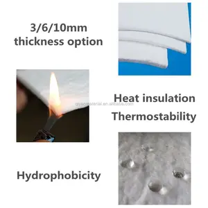 Thermal Insulation Blanket Custom Size Waterproof Aerogel Board Silica Aerogel Blanket Thermal Insulation Materials Aerogel Insulation