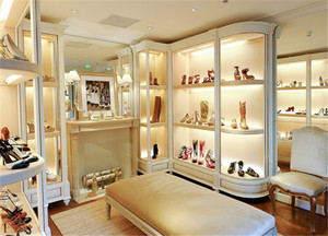 Sang Trọng Kệ Hiển Thị Tủ Ý Tưởng Trong Thiết Kế Thanh Lịch Giày Cửa Hàng Chỗ Ngồi Đồ Nội Thất - Product Image 2