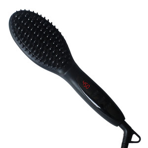 Nouveautés de Haute Qualité Fabricant TAOBAO OEM Rapide Heat Lisseur Brosse Cheveux Straigntening Peigne - Product Image 4