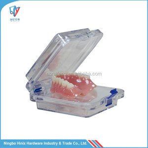 Caja Desechable Cuadrada Transparente de Plástico PS con Membrana, 10x10x4cm, 1mm de Grosor, para Guardar Dentaduras Postizas (Reciclable) <span class=keywords><strong>Hinix</strong></span> HN-105 - Product Image 3
