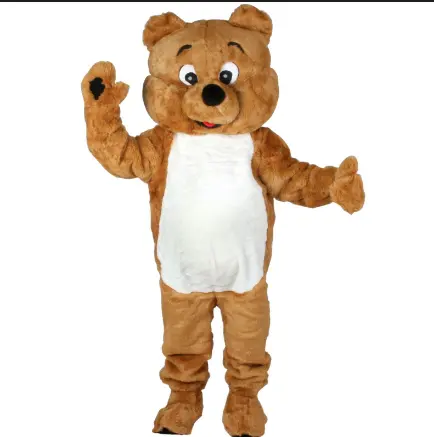 Baru Besar Teddy Bear Kostum Maskot Ukuran Dewasa