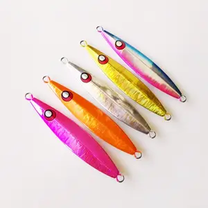 OEM ODM Slow Pitch Jigs Lure Metal Casting Jerk Bait Luminous