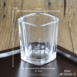 <span class=keywords><strong>Verre</strong></span> <span class=keywords><strong>à</strong></span> liqueur carré en Offre Spéciale de 60ml pour spiritueux, liqueur, vodka, gin, <span class=keywords><strong>rhum</strong></span>, bar Baijiu, gobelet <span class=keywords><strong>à</strong></span> bougie - Product Image 5