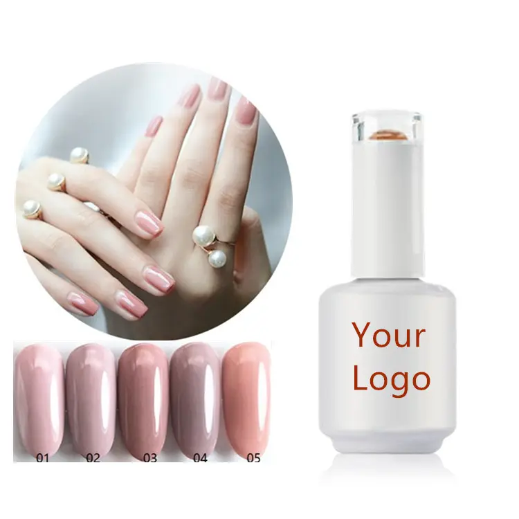 Échantillons gratuits petit OEM QUANTITÉ MINIMALE DE COMMANDE de base en caoutchouc de gel vernis à ongles fournisseurs gel uv couleur