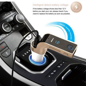 ไฟแช็กดีไซน์ใหม่ รองรับการ์ด TF สำหรับแฟลชไดรฟ์ USB รุ่น CM1-K0507 เครื่องเล่น MP3 ในรถยนต์แบบไร้สาย - Product Image 4