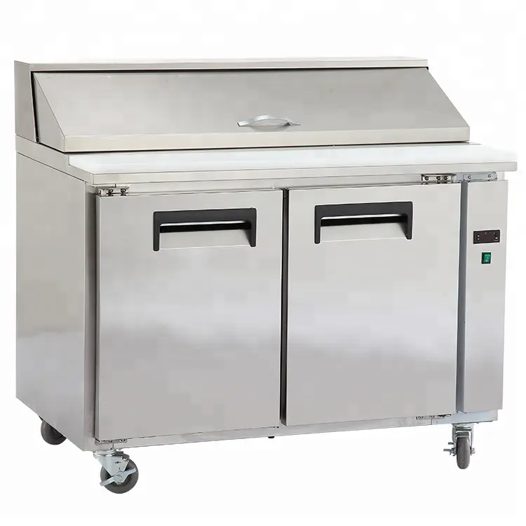 pizza making preparation table refrigerator manufacturing equipment