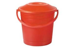 13 Ltr Frosty Plastic <b>Bucket</b> with Lid for Storage - Product Image 3