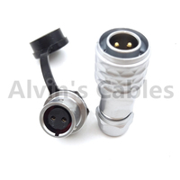 WEIPU SF12 série de métal connecteur étanche 2 broches fiches mâle et femelle IP67 connecteur étanche