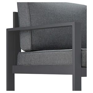 Diseño de Muebles de Patio, Juego de Metal Moderno para Hotel, Sofá de Exterior Económico - Product Image 4