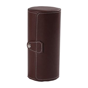Manufacturer Leather Travel Watch <strong>Roll</strong> <strong>Box</strong> Also for Ring Organizing Red - Product Image 2