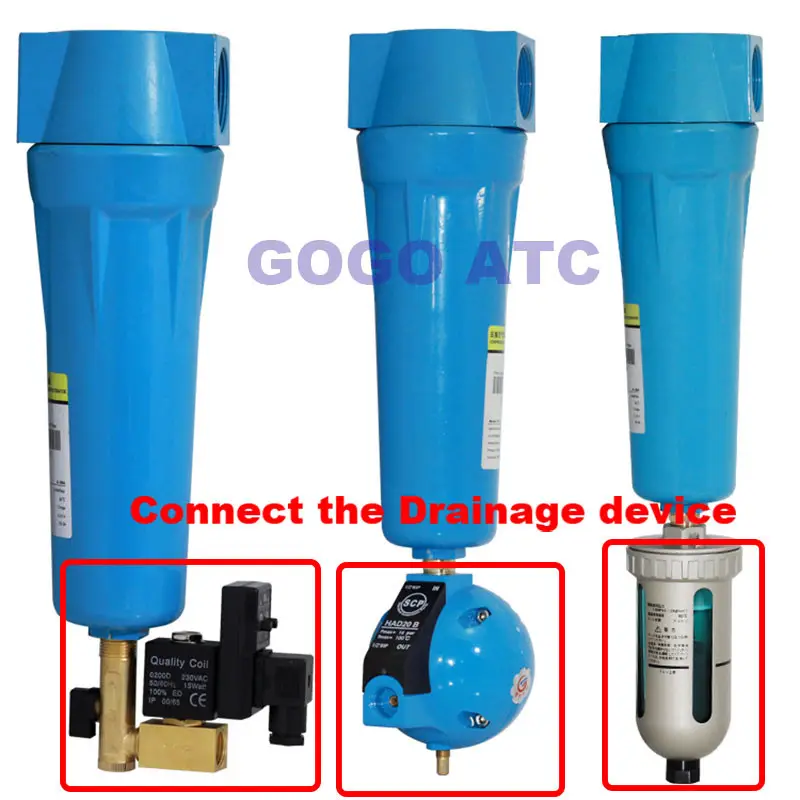 Hoge Kwaliteit Olie Water Separator 015 024 060 Q P S C Compressor Accessoires Perslucht Precisie Filter Droger qpsc