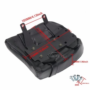 Asiento Trasero de Cuero Negro para Motocicleta RACEEPRO para <span class=keywords><strong>Victory</strong></span> <span class=keywords><strong>HighBall</strong></span> Vegas Kingpin - Product Image 6