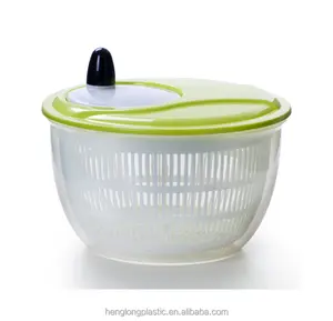 Manuale di plastica Filatore Insalata di Verdure Spinner Salade Spinner, Colino Con Il Cestino