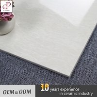 Carrelage en céramique poli brillant Portugal Tiles 60 x 60 mm blanc