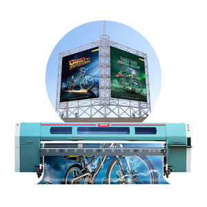 Imprimante numérique à jet d'encre grand format KingJet 3,2 m pour bannières flexibles, tête Spectra Starfire 1024, imprimante <span class=keywords><strong>Solvet</strong></span> - Product Image 1