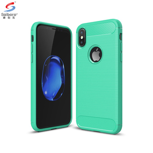 Tpu Cassa Del Telefono Delle Cellule Per Il <span class=keywords><strong>Iphone</strong></span> <span class=keywords><strong>X</strong></span> 8 Plus 7 Plus, per <span class=keywords><strong>Iphone</strong></span> <span class=keywords><strong>X</strong></span> Cassa Della Fibra Del Carbonio Red Antiurto - Product Image 2