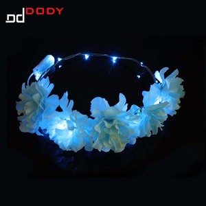 Đồ Dùng Tiệc Bán Chạy Nhất Vòng Hoa Lấp Lánh Đèn LED Vương Miện Hoa Đám Cưới - Product Image 6