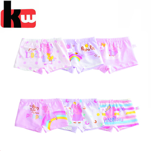 Fabricant en gros GOTS 100% coton culottes pour enfants petites filles string sous-vêtements rose filles sous-vêtements boyshort - Product Image 5