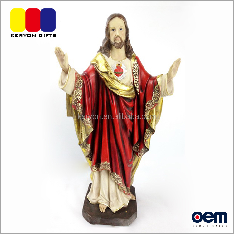 Nouveau Style Scarlet Coeur Fugirine Résine Objets Religieux Catholique