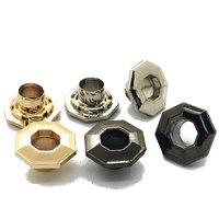 Mini 10mm acier inoxydable chaussure haut métal oeillet et anneau Logo personnalisé or Nickel argent vêtement fer Logo personnalisable
