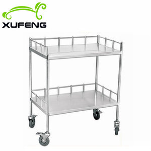 Rvs Chirurgisch Instrument Winkelwagen Operationele Instrument <span class=keywords><strong>Trolley</strong></span> - Product Image 1