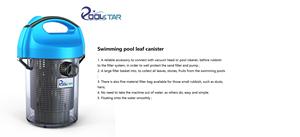 Limpiador automático de piscinas ciclónico Poolstar, recipiente ABS con cabezal de vacío y filtro, Colector de hojas eficiente para limpieza - Product Image 2