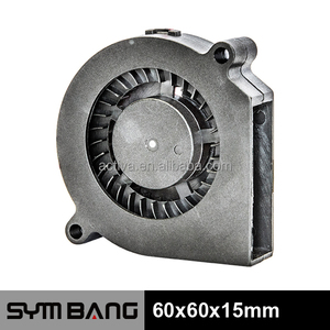 พัดลมเป่าลมแบบหอยทากไต้หวัน DB6015-TK ขนาด 60 มม. พร้อมใบพัดพลาสติกและมอเตอร์ 5V/12V/24V ระบายอากาศ ได้รับการรับรองมาตรฐาน CE - Product Image 5