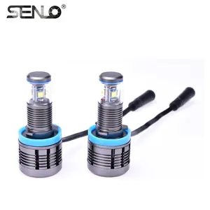 Đèn Pha Ô Tô 12V 40W, Đèn LED Mắt Thiên Thần E92, Tuổi Thọ Cao, E39 E60 E90 E92 E92LCI H8