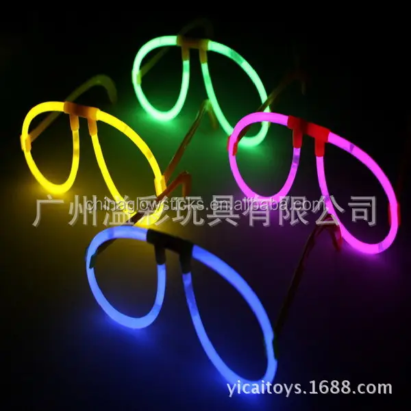 Piccoli articoli di vendita veloce decorazioni del partito concerto glow occhiali divertenti giochi per bambini