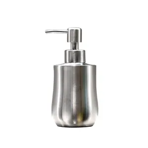 OEM Custom ized Haushalts Edelstahl Squeeze Dispenser Flüssig seife Shampoo Spender