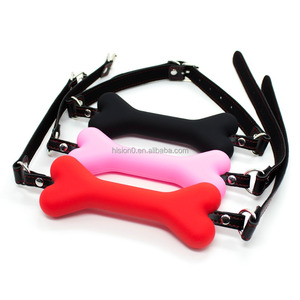 4 Farben Wahl Spezielle Soft Hund Knochen Ball Gag Doggy Mundknebel Zurückhaltung Für Erwachsene Maskerade Slave <span class=keywords><strong>Tiny</strong></span> <span class=keywords><strong>Sex</strong></span> spielzeug - Product Image 1