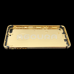 Luxury 24ct placcato oro con custodia posteriore in zircone custodia in oro 24k <span class=keywords><strong>per</strong></span> <span class=keywords><strong>iPhone</strong></span> <span class=keywords><strong>7</strong></span> <span class=keywords><strong>plus</strong></span> - Product Image 6