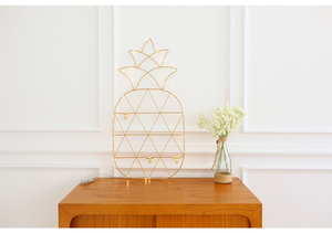 Fil métallique nordique doré en forme d'<span class=keywords><strong>ananas</strong></span>, décoration d'art mural pour la décoration de la maison - Product Image 6