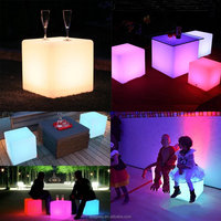 Canapé modulaire LED design européen moderne, tabouret de bar d'hôtel à une place, 16 couleurs changeantes, batterie rechargeable, salon