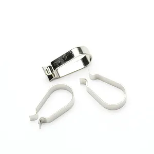 Flat Metal Spring Clips Hongsheng Manufacturer Customized U Shape Flat Steel Wire Metal Stainless Steel Spring Clip