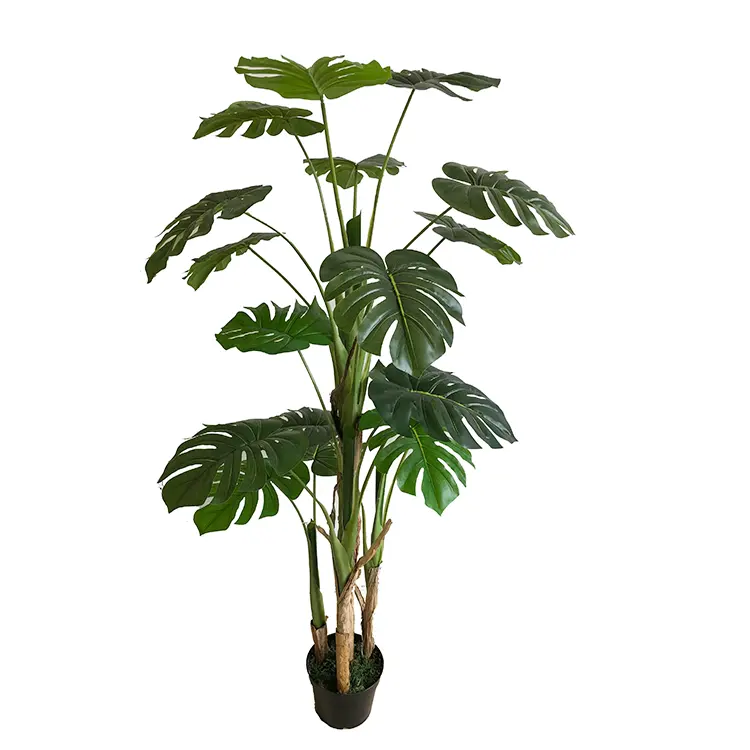 Tanaman monstera deliciosa buatan, tumbuhan bonsai buatan 160cm 5617