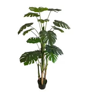 Real Touch Artificial monstera deliciosa plants simulation bonsai 160cm 5617