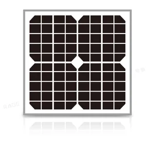 Raggie 10 W Mono Mini Panel Tenaga Surya/Solar Panel Nyaman untuk Dibawa Power Supply
