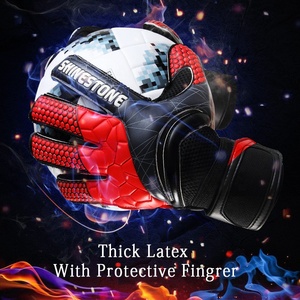 Gants professionnels de gardien de but de football en latex épais Shinestone personnalisés vente en gros - Product Image 2